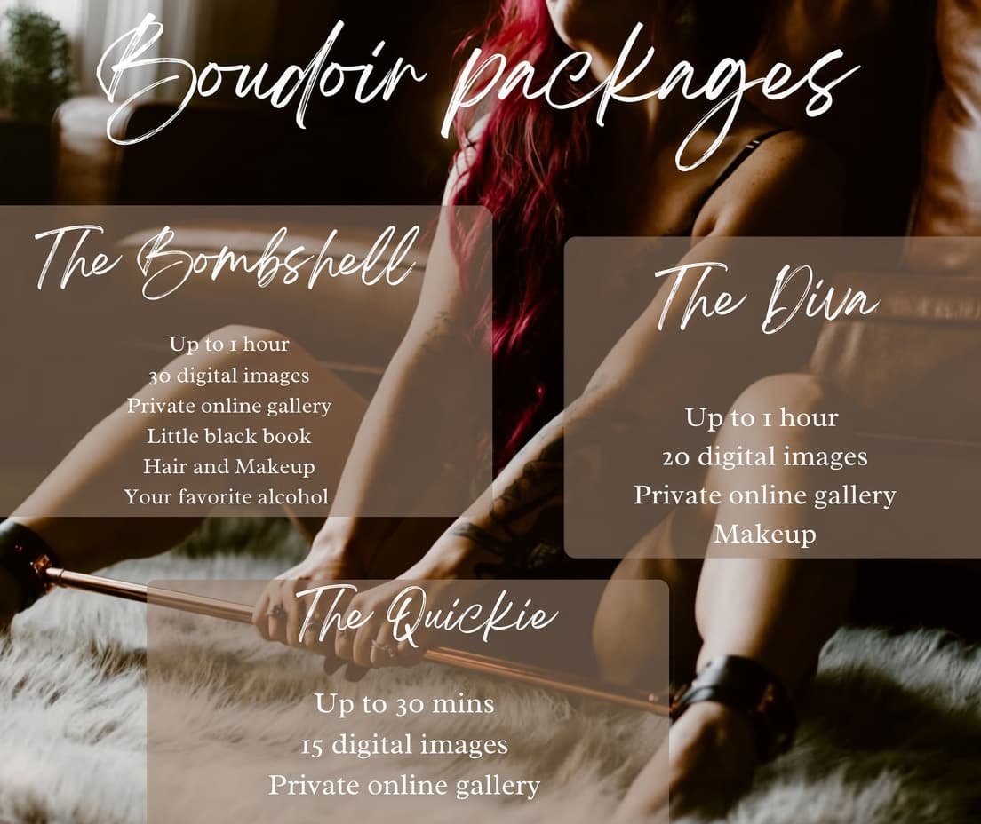 Boudoir Packages