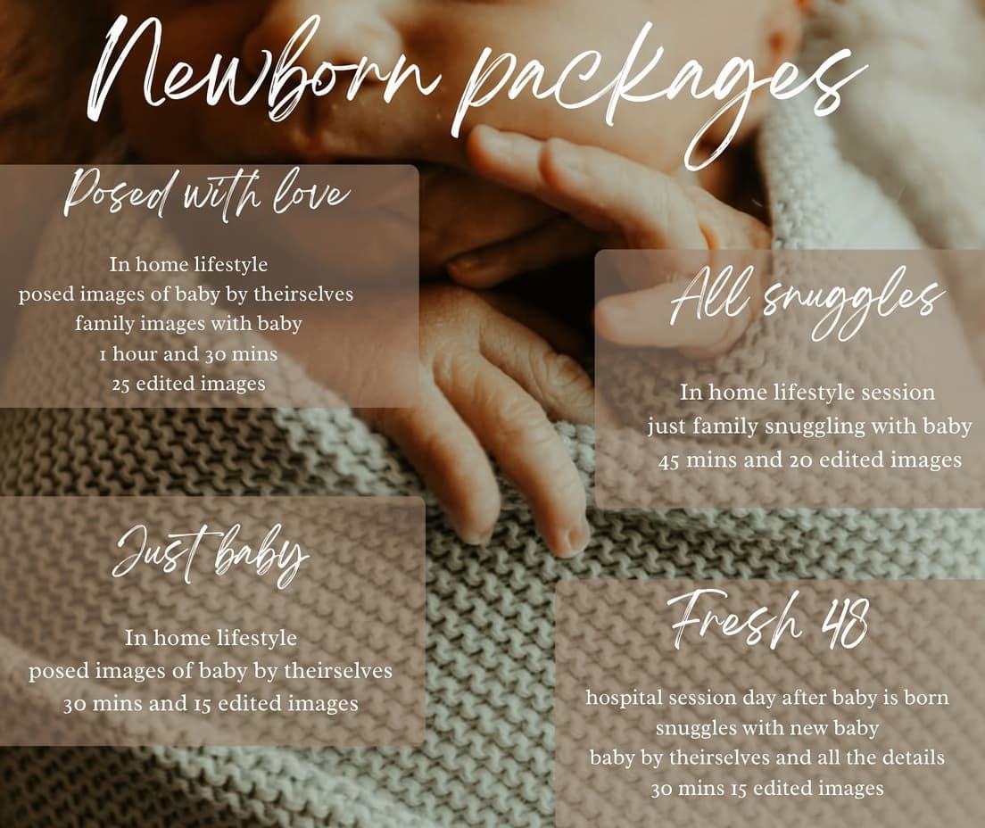 Newborn Packages